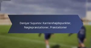 Daniyar Suyunov: Karrierehøjdepunkter, Nøglepræstationer, Præstationer